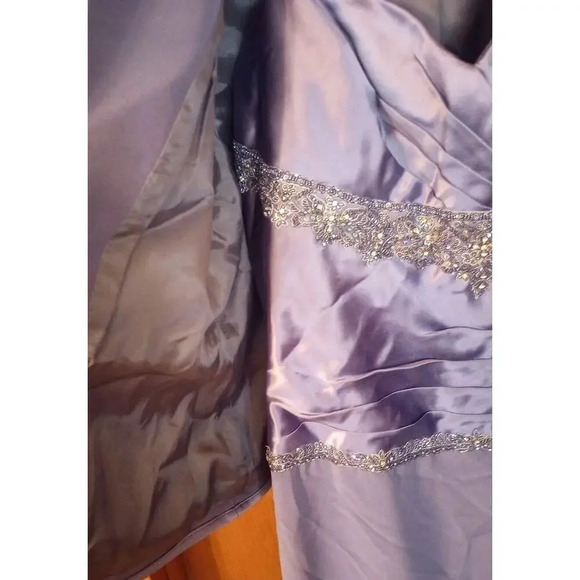 Montage by Mon Cheri Dress Jacket Set SZ 18 New Mother of Bride Beaded Formal - Picture 4 of 13